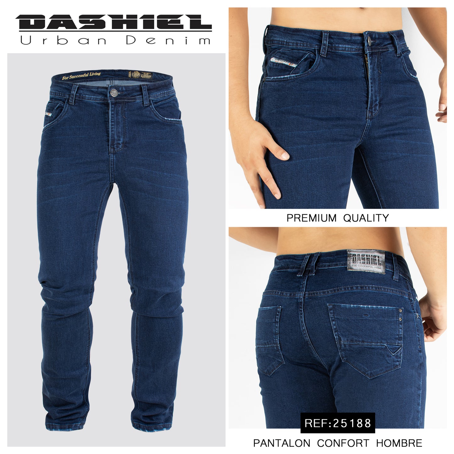 Jeans hombre Confort 25188