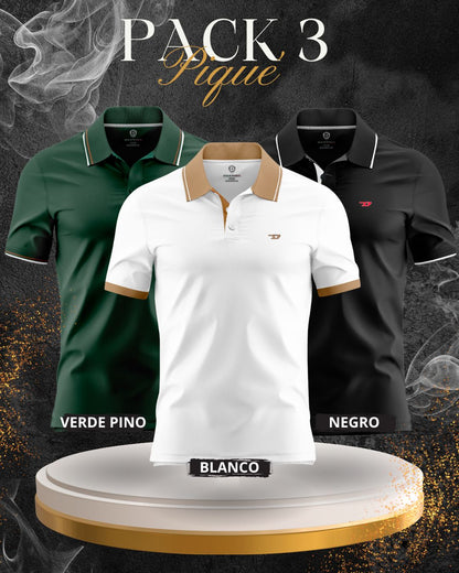 Pack x3 Polos Premium